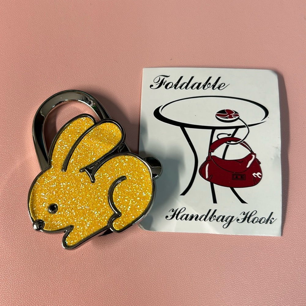 NEW Metal foldable purse hanger charm